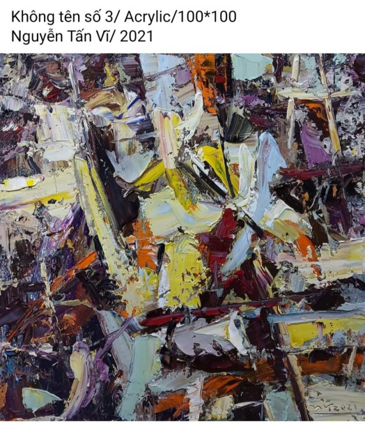 HOẠ SĨ NGUYỄN TẤN VĨ - TRANH BÁN GÂY QUỸ HỌC BỔNG
