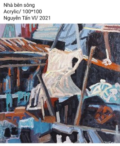 HOẠ SĨ NGUYỄN TẤN VĨ - TRANH BÁN GÂY QUỸ HỌC BỔNG