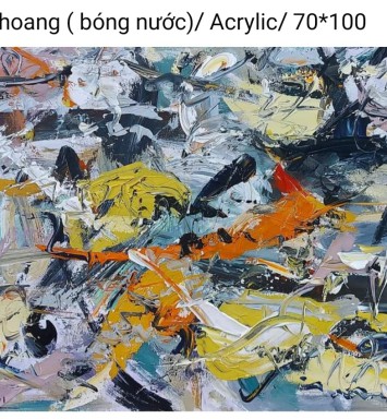 HOẠ SĨ NGUYỄN TẤN VĨ - TRANH BÁN GÂY QUỸ HỌC BỔNG