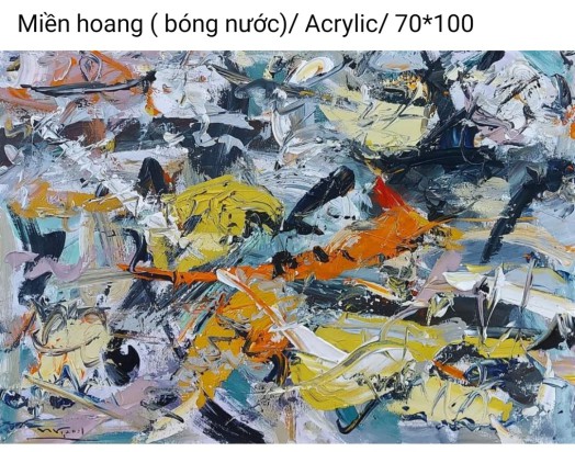 HOẠ SĨ NGUYỄN TẤN VĨ - TRANH BÁN GÂY QUỸ HỌC BỔNG