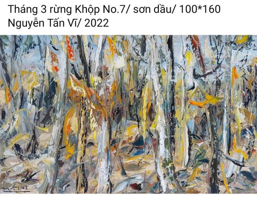 HOẠ SĨ NGUYỄN TẤN VĨ - TRANH BÁN GÂY QUỸ HỌC BỔNG