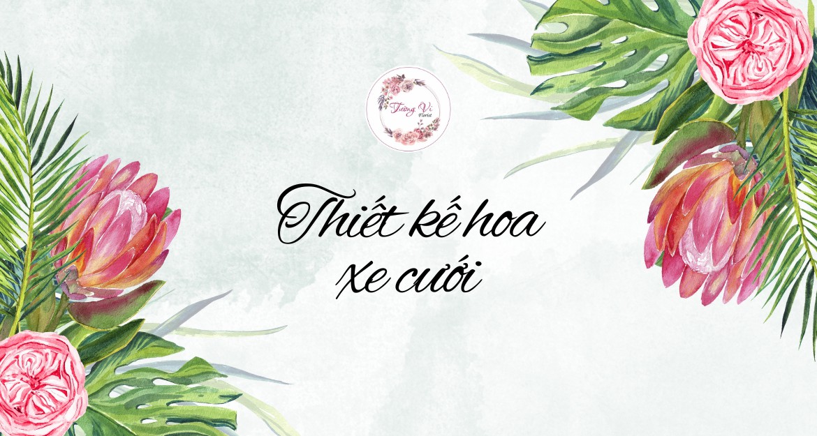 Thiết kế hoa xe cưới